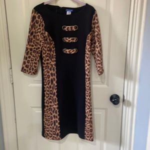 Animal print dress